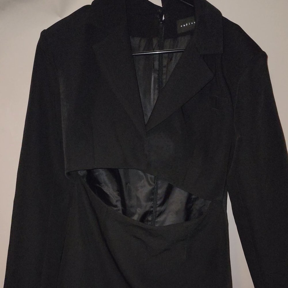 Endless Rose Black Blazer Dress